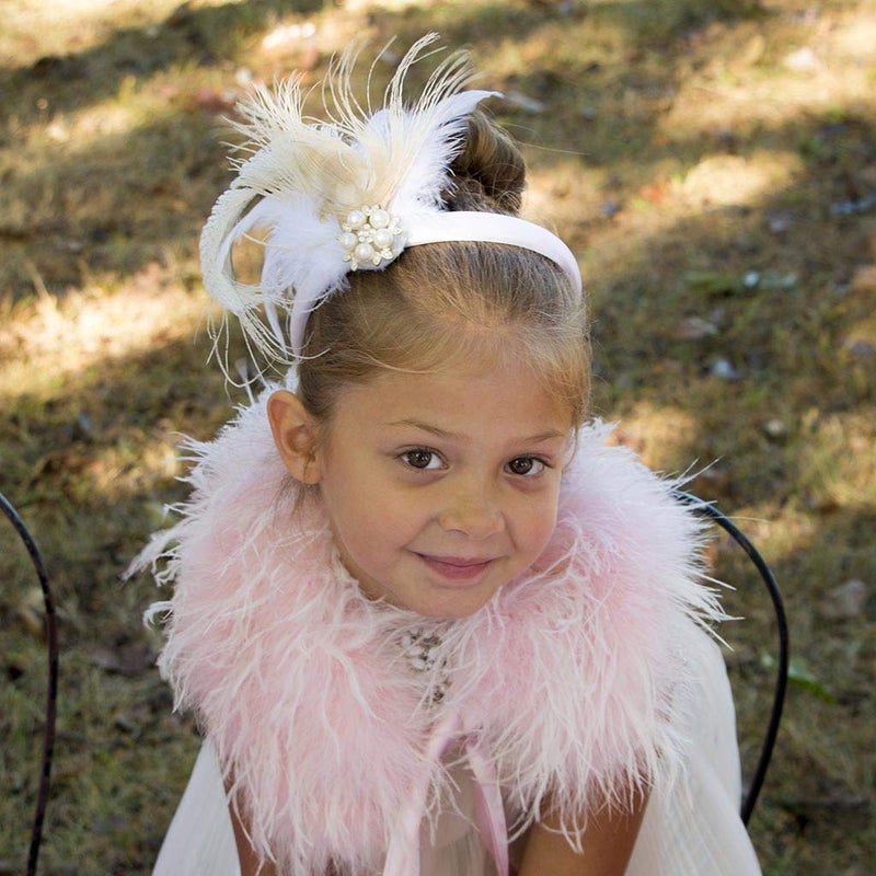 Zucker Feather Products Feather Headband Embellishment with Peacock/Schlappen Feathers - Image 2